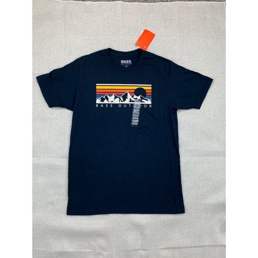 Bass Outdoor Mens Boxed Mountain Graphic T-Shirt M